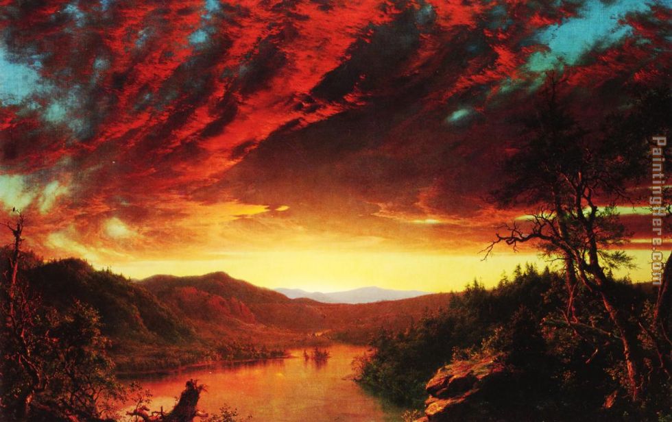 Frederic Edwin Church Twilight in the Wilderness